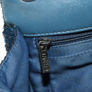 CHANEL Coco Cuba Chain Shoulder Bag Sequin Blue Silver CC Auth 185311SM-27