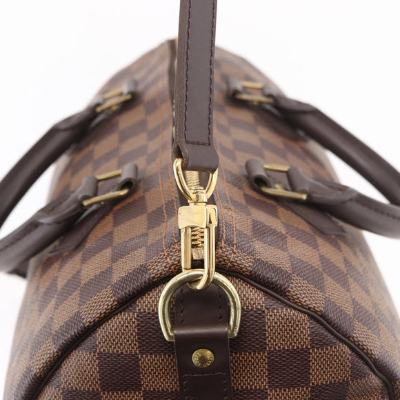 LOUIS VUITTON Damier Ebene Speedy Bandouliere30 Hand Bag N41367 LV Auth 185318SV