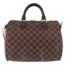 LOUIS VUITTON Damier Ebene Speedy Bandouliere30 Hand Bag N41367 LV Auth 185318SV-13