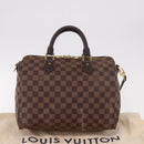 LOUIS VUITTON Damier Ebene Speedy Bandouliere30 Hand Bag N41367 LV Auth 185318SV-12