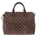 LOUIS VUITTON Damier Ebene Speedy Bandouliere30 Hand Bag N41367 LV Auth 185318SV-3