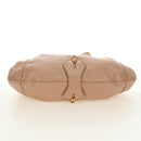 SAINT LAURENT Mombasa Shoulder Bag Leather Pink Gold Auth 185320SM-12