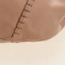 SAINT LAURENT Mombasa Shoulder Bag Leather Pink Gold Auth 185320SM-14