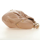 SAINT LAURENT Mombasa Shoulder Bag Leather Pink Gold Auth 185320SM-6