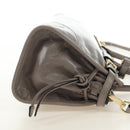 PRADA Bonnie Medium Shoulder Bag Leather 2way Gold Purple gray Auth 185323SM-4