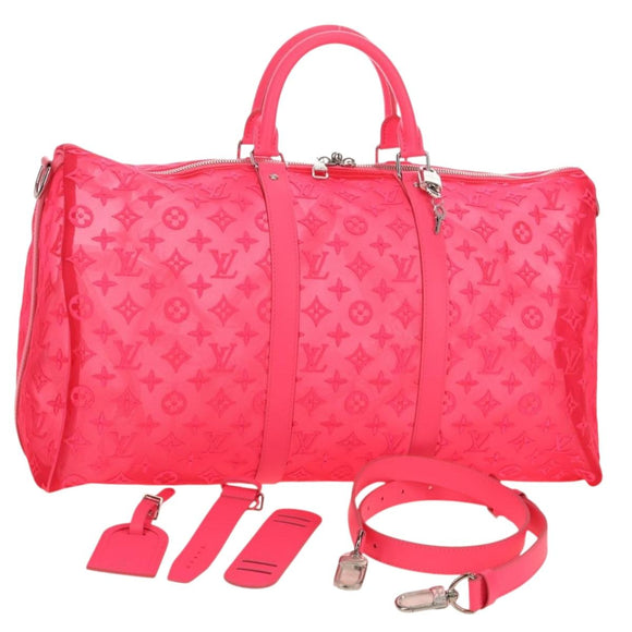 LOUIS VUITTON See Through Keepall Bandouliere 50 Bag M55267 LV Auth 185330SM