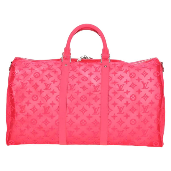 LOUIS VUITTON See Through Keepall Bandouliere 50 Bag M55267 LV Auth 185330SM