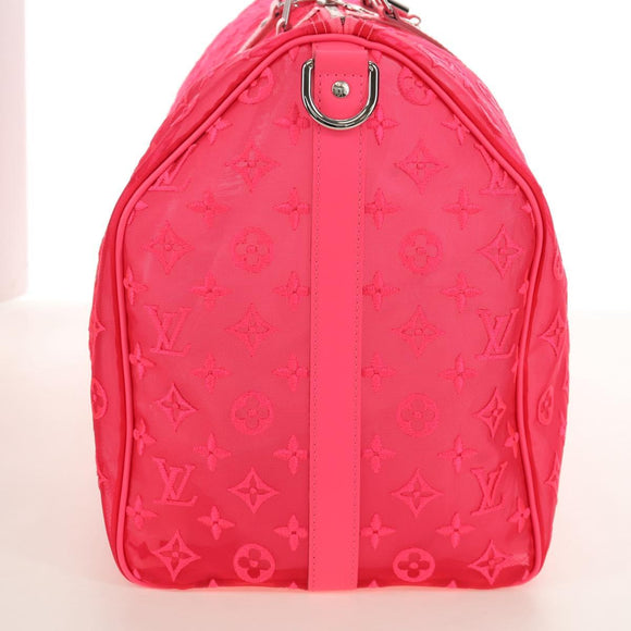 LOUIS VUITTON See Through Keepall Bandouliere 50 Bag M55267 LV Auth 185330SM