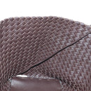 BOTTEGA VENETA INTRECCIATO Cabas MM Hand Bag Leather Brown Auth 185332SM-24