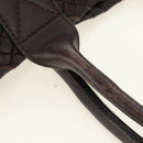 BOTTEGA VENETA INTRECCIATO Cabas MM Hand Bag Leather Brown Auth 185332SM-9