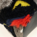 FENDI Bore Backpack Fur Multicolor Silver Auth 185333M-16