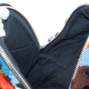 FENDI Bore Backpack Fur Multicolor Silver Auth 185333M-25
