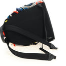 FENDI Bore Backpack Fur Multicolor Silver Auth 185333M-8