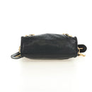 BALENCIAGA Mini City Hand Bag Leather 2way Black Gold 309544 Auth 185336SAM-5