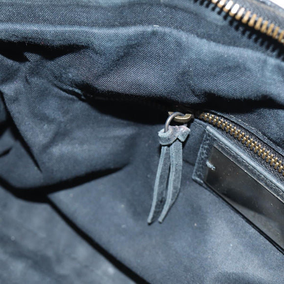 BALENCIAGA The First Hand Bag Leather 2way Navy 103208 Auth 185338M