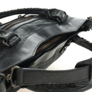 BALENCIAGA The First Hand Bag Leather 2way Navy 103208 Auth 185338M-6