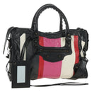 BALENCIAGA Classic City Hand Bag Leather 2way Black 431621 Auth 185339M-1