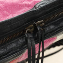 BALENCIAGA Classic City Hand Bag Leather 2way Black 431621 Auth 185339M-23