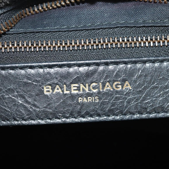 BALENCIAGA Classic City Hand Bag Leather 2way Black 431621 Auth 185339M