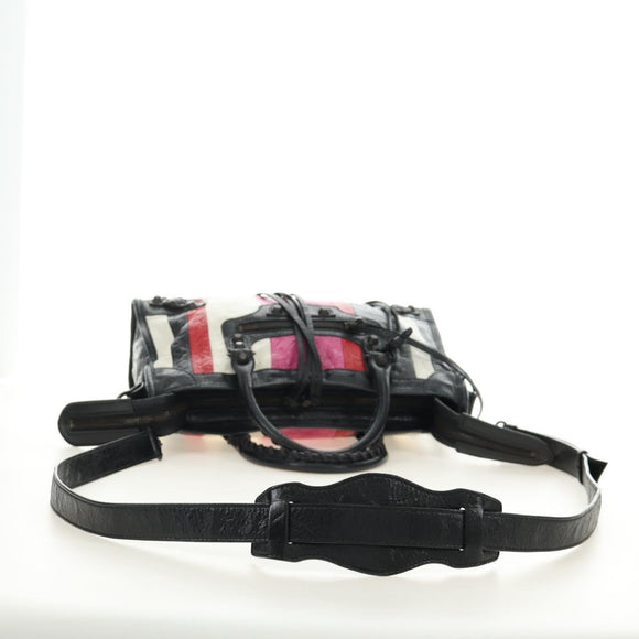 BALENCIAGA Classic City Hand Bag Leather 2way Black 431621 Auth 185339M