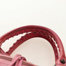 BALENCIAGA The First Hand Bag Leather 2way Pink 115748 Auth 185340M-17
