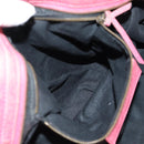 BALENCIAGA The First Hand Bag Leather 2way Pink 115748 Auth 185340M-30