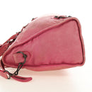 BALENCIAGA The First Hand Bag Leather 2way Pink 115748 Auth 185340M-3