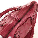 BALENCIAGA The First Hand Bag Leather 2way Pink 115748 Auth 185340M-14