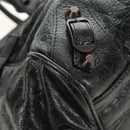 BALENCIAGA Lucity Eastwest Hand Bag Leather 2way Black 845704 Auth 185341SM-12