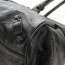 BALENCIAGA Lucity Eastwest Hand Bag Leather 2way Black 845704 Auth 185341SM-13