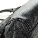 BALENCIAGA Lucity Eastwest Hand Bag Leather 2way Black 845704 Auth 185341SM-14