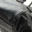 BALENCIAGA Lucity Eastwest Hand Bag Leather 2way Black 845704 Auth 185341SM-15