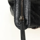 BALENCIAGA Lucity Eastwest Hand Bag Leather 2way Black 845704 Auth 185341SM-16