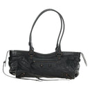 BALENCIAGA Lucity Eastwest Hand Bag Leather 2way Black 845704 Auth 185341SM-2