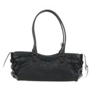 BALENCIAGA Lucity Eastwest Hand Bag Leather 2way Black 845704 Auth 185341SM-3