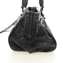 BALENCIAGA Lucity Eastwest Hand Bag Leather 2way Black 845704 Auth 185341SM-4