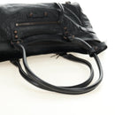 BALENCIAGA Lucity Eastwest Hand Bag Leather 2way Black 845704 Auth 185341SM-7