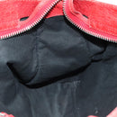 BALENCIAGA The Giant City Hand Bag Leather 2way Red Silver 173084 Auth 185342M-26