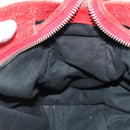 BALENCIAGA The Giant City Hand Bag Leather 2way Red Silver 173084 Auth 185342M-27