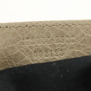 BALENCIAGA The Giant City Hand Bag Leather 2way Ivory Gold Auth 185343M-11