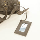 BALENCIAGA The City Hand Bag Leather 2way Beige Gold 115748 Auth 185344M-21