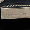 BALENCIAGA The City Hand Bag Leather 2way Beige Gold 115748 Auth 185344M-25