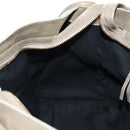 BALENCIAGA The City Hand Bag Leather 2way Beige Gold 115748 Auth 185344M-27