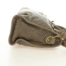 BALENCIAGA The City Hand Bag Leather 2way Beige Gold 115748 Auth 185344M-4