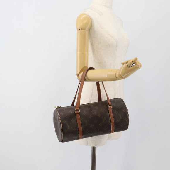 LOUIS VUITTON Monogram Papillon 30 Hand Bag M51385 LV Auth 185346