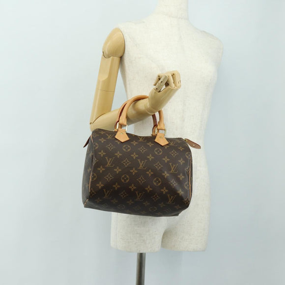 LOUIS VUITTON Monogram Speedy 25 Hand Bag M41528 LV Auth 185347SAM