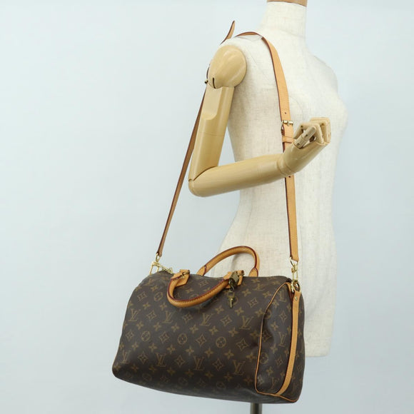 LOUIS VUITTON Monogram Speedy Bandouliere 30 Handtas M40391 LV Auth 185349SAV