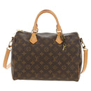 LOUIS VUITTON Monogram Speedy Bandouliere 30 Handtas M40391 LV Auth 185349SAV-13