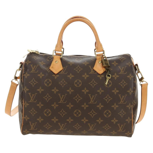 LOUIS VUITTON Monogram Speedy Bandouliere 30 Handtas M40391 LV Auth 185349SAV