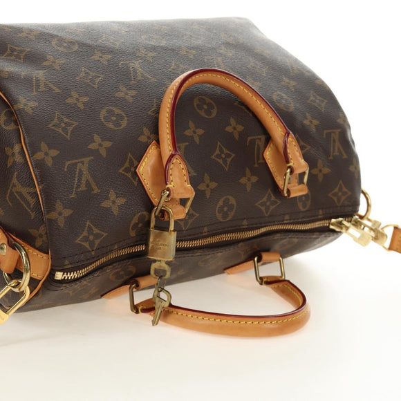 LOUIS VUITTON Monogram Speedy Bandouliere 30 Handtas M40391 LV Auth 185349SAV